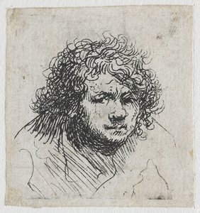 Self-portrait by Rembrandt van Rijn